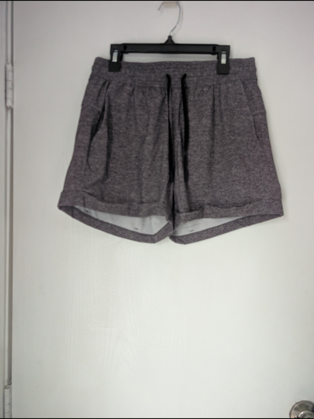 lululemon athletica Heathered Gray Pull-On Athletic Shorts
